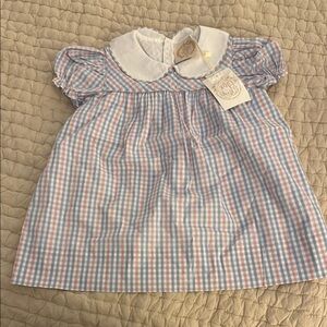 NWT The Beaufort Bonnet Company Blue and Pink Dress